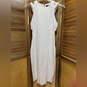 French Connection Cream Midi Dress